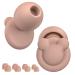 Ear Plugs for Sleeping Noise Reduction Sot Silicone Earplugs for Noise Cancelling High Fidelity Hearing Protection Ear Plugs for Sleep Work Noise Sensitivity Study Snoring -33dB Beige
