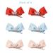 Iyou Baby Girls Hair Clips - 6 Pcs Crystal Red Loop Hair Accessories for Princess Birthday Parties - Buy Online on GoSupps.com
