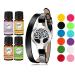 Wild Essentials Tree of Life Essential Oil Bracelet Diffuser Kit - Lavender Lemongrass Peppermint Orange - Customizable Color Changing Perfume Jewelry - International Shipping Available - Buy Online on GoSupps.com