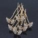 Bridal/Wedding/Prom/Party Set Of 6 Gold Plated Crystal 'Butterfly' Hair Pins - Buy Online on GoSupps.com