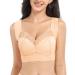 Plus Size Minimizer Women Seamless everyday BH Sexy Points BH with complete cover Wireless daily sports leisure bralette BHS (Color: Skin Size: 52/120D)