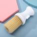 Soft Hair Neck Duster Brush with Talcum Powder Press Salon & Travel Styling Tool for Fine & Soft Hair (White) - Buy Online on GoSupps.com