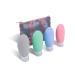 EXT-FAN TSA Approved Travel Bottles for Toiletries, Portable Refillable Containers Squeeze Leak Proof 3.4 OZ Size Toiletries Silicone Kit Liquid Body Soap(100 ML Mixcolor), Large