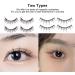 Magnetic False Eyelash Eyelashes Short Set with 2 Pairs Magnetic False Eyelashes for Parties Natural Lashes for Weddings Birthday Gifts(size:A) - Buy Online on GoSupps.com
