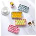 Zerodeko Ice Molds 2pcs Home Making Mold Summer Ice Tray Ball Makers Moulds Molds Bar Cube Fridge DIY Tools Silicone 17x9.9cm Assorted Color - Buy Online on GoSupps.com