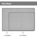 Moacc Slipproof & Waterproof Feed Mats for Dogs & Cats - 47x30cm Gray Point Pattern - Ideal Food Base Underlay - Buy Online on GoSupps.com