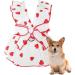 Shenrongtong Small Dog Dresses for Girls | Adorable Strawberry Print Puppy Clothing | Pet Rock Litter Dresses XS - Buy Online on GoSupps.com