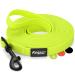 Reavet drag line for dogs 10 meters neon yellow i robust & waterproof dog leash long i practice leash with padded handle training line running line for large & small dogs 10 meters neon yellow