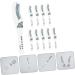 Beavorty 50 Pcs Eyelash Measuring Ruler Paper Eyelash Rulers Eyelash Curling Degree Rulers Sector Extend 1 count (Pack of 1) As Shownx5pcs - Buy Online on GoSupps.com