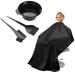 Taylor & Brown 4pcs Hair Colouring Tools Hair Dyeing Tool Set Brush Double-sided Colouring Comb Bleaching Apron and Bowl Set Kit DIY Hairdressing Salon
