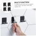 CABILOCK 16 STK Self-Adhesive Razor Hooks | Rustproof Steel Kitchen Utensil & Toothbrush Holder | Black | International Shipping - Buy Online on GoSupps.com