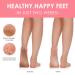 Exfoliating Foot Mask - 2 Pairs of Peach & Strawberry Cornea Socks for Men & Women | Effective Foot Care for Smooth Delicate Feet - Buy Online on GoSupps.com
