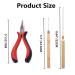 Hair Extension Tool Kit with Pliers, Pulling Hook, Beads Device, Comb, and Clips - 3Pcs Alligator Clips Included - Buy Online on GoSupps.com
