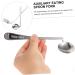 Lurrose Left-Handed Stainless Steel Cutlery Set - 5-Piece Spoon & Fork Utensils for Seniors - Ergonomic Design Perfect for Easy Dining - Buy Online on GoSupps.com