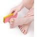 Pedicure Foot Pumice Stone Set for Heavy Callused Feet - 2 Glass Stones & 2 Scrubber Sponges for Dead Skin Removal - Buy Online on GoSupps.com