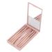 Travel Makeup Brushes Set 5Pcs Travel Makeup Brushes Set Professional with Mirror Portable Multifunctional Cosmetic Brushes Set for Beginner Professional