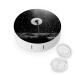 Contact Lens Case Dandelion Black And White Print Plastic Contact Lens Case contact Lens Care Box ontact Lens Travel Box