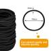 Buy Xcozu Black Hair Ties for Girls - 30 Elastic No-Metal Bands for Thin & Thick Hair - Durable Ponytail Holders - Buy Online on GoSupps.com