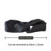 ZIMASILK 100% Mulberry Silk Twisted Headband Hair Wrap - Black | Women's Turban Accessory - Buy Online on GoSupps.com