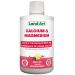 Liquid Calcium Magnesium Formula with Vitamin D Vitamin E and Zinc - Maintain Healthy and Stronger Bones - 500ml - Vanilla Spearmint Flavor - Non-GMO Gluten Free Sugar Free - Made in Canada