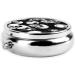 Black Skull Round Pill Box - 3 Compartment Mini Pocket Organizer for Travel & Vitamins - Buy Online on GoSupps.com