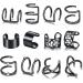 Diarypiece 12 Pcs Retro Advanced Sense Ear Bone Clip Without Pierced Metal Ear Cuff Jewelry Metal alloy - Buy Online on GoSupps.com
