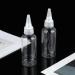 WLLHYF 2oz Applicator Bottle 6pcs Plastic Empty Squeeze Bottles Hair Color Applicator Bottle Transparent Refillable Oil Bottles for Hair Oils Liquids with Twist Top Cap and Labels - Buy Online on GoSupps.com