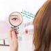 2 Pack Handheld Magnifying Mirror 10x 15x Magnification & 2-Sided Mirrors with Handle Stand Small Pocket Magnified Mirrors for Women Men Girls Kids School Work Travel Outdoors - White - Buy Online on GoSupps.com