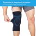 Knee Support Sleeve for Sports - Elastic Compression Bandage for Volleyball Soccer Basketball | Unisex Knee Brace - Buy Online on GoSupps.com