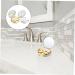 Homsfou Double Box Glasses Case & Contact Lens Organizer - Travel Cosmetic Container with Mirror & Staustproof Lens Housing - Marble Duplex Design - Buy Online on GoSupps.com