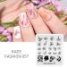 KADS Nail Stencil & Stamping Plate - Fashion Series Nail DIY Tool for Stunning Manicure Decoration (FA057) - Buy Online on GoSupps.com