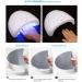 Vishine Gel Polish Starter Kit with 48W LED UV Nail Dryer - Black White Red Classic Colour Set, Manicure Nail Tool with Base Top Coat, Nail Art Gift Set - 6Pcs - Buy Online on GoSupps.com