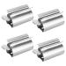 Tube squeezer 4 pieces tube press stainless steel tooth paste squeezer with stand function toothpaste quets tube presser for toothpaste cosmetics hair color shoe cream