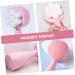 Ipetboom Double Sided Facial Cleansing Brush Lady Facial Brush Silicone Face Scrubber Brush for Face Cleaning Brush Female Facial Brush Silica Gel 3d Pores Makeup Brush Pink - Buy Online on GoSupps.com
