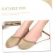 NOLITOY Invisible Toe Sleeve Half Palm Jazz Shoes - Gold Women's Heels Ballet Foot Pads & Non-Slip Insoles for Men & Girls - Buy Online on GoSupps.com