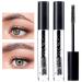 Prreal Clear Eyebrow Setting Gel 2 Pack Brow Fix Gel Waterproof and Sweat-Proof Eyebrow Repair Liquid Brows Styling Beauty Salon Home Use MakeUp 1.81oz