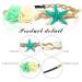 Starfish Shell Wave Headband - Boho Elastic Flowers Hair Accessory - Buy Online on GoSupps.com
