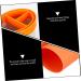 Frcolor Portable Travel Toothbrush Cup Holder - 2 Piece Toothbrush Carrier & Organizer for School Supplies - Orange 20x8.4x6.4cm - Buy Online on GoSupps.com