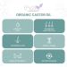 Eva Naturals Organic Castor Oil (60ml) - Promotes Hair, Eyebrow, and Eyelash Growth | Diminishes Wrinkles | Hydrates Skin | 100% Pure Cold Pressed - 2 Fl Oz - Buy Online on GoSupps.com