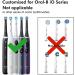 Nincha Powered Toothbrush Head Cover for Oral-B iO Series - Pack of 6 | Multiple Colors - Buy Online on GoSupps.com