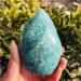 Dupe happy healing crystal 280-300 g hand-carved natural amazon flame for home decoration polished crystal torch decoration gifts