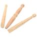 Fomiyes 3st acupuncture rod made of wood massage tab made of wood trigger point stick roller Thai massage tab Tools for the face reflex zone massage acupuncture pen wood massage roller stick foot