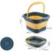 Foot Soaking Bath Basin Collapsible Foot Bath Basin/Foldable Large Foot Bucket Foot Soak Tub for Pedicure Home SPA Treatment Men Deep Blue - Buy Online on GoSupps.com