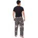 Banjamath Men's Elephant Black Harem Lounge Pants | Waist 36-40 | Boho Parachute Style - Buy Online on GoSupps.com