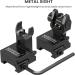 Feyachi S27 Tactical Folding Iron Sights - Backup Sights for Hunting | Durable & Adjustable Front & Rear Sights - International Shipping Available - Buy Online on GoSupps.com