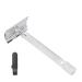 Manual razor razor easy to install vintage barra- unique structured handle for home use for the hairdressing salon for Bart for hair