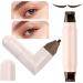 Winged Eye End Stamp Double Tip Makeup Eye End Stamp Precise Stencil Daily Quick Dry Cosmetic Waterproof for Beginners Professionals Brown - Buy Online on GoSupps.com