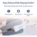Orthopedic Knee Pillow for Side Sleepers - Pain Relief & Support - Memory Foam Contour Wedge - Large Size - Buy Online on GoSupps.com