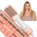 INH Blowout Brush Hair Dryer | Ceramic Titanium Hair Straightener and Curler 2 in 1 | Heated Round Brush Styler & Volumizer w/ 3 Heat Speed Settings for Fast Drying & Professional Salon Styling Pink