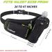 Labeol Running Water Bottle Hydration Belt with Holder - Adjustable Fanny Pack for Hiking & Walking - Reflective Waist Pack for Outdoor Running (Black) - Buy Online on GoSupps.com